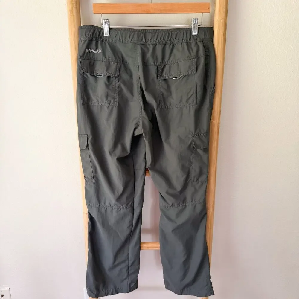 Columbia Omni-Shield Cargo Hiking Pants Gray Women’s 12 Short Outdoor